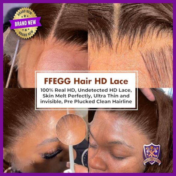 13x6 HD Lace Front Wig Human Hair Body Wave 24 Inch Pre-Plucked main image 4